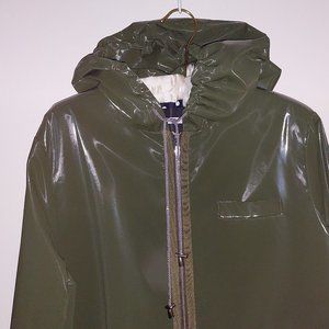 Olive Green Rain Jacket